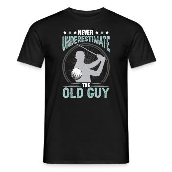 Lustige Golfliebhaber Männer Golfen - Männer T-Shirt - Schwarz - Vorne - AI Model Male 178 light (178cm)