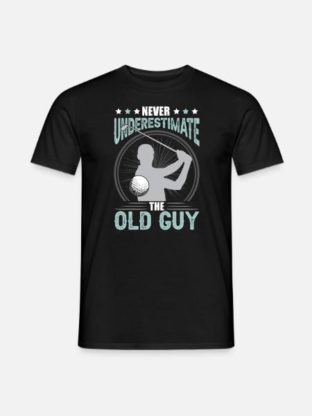 Drôle d’amateur de golf Hommes Golf - T-shirt homme - noir