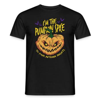 I'm The Pumkin Spice To Your Autmn Nights - Men's T-Shirt - black - Front - AI Model Male 178 light (178cm)