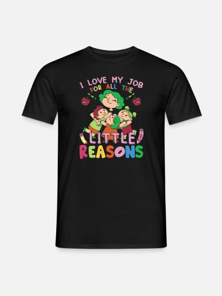 Aide-enseignant Enseignant de maternelle Enseignant - T-shirt homme - noir
