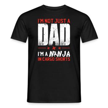 Pops Gift For Men - Men's T-Shirt - black - Front - AI Model Male 178 light (178cm)