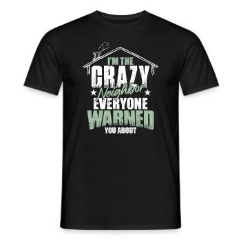 Cadeau de quartier - T-shirt homme - noir - Devant - AI Model Male 178 light (178cm)