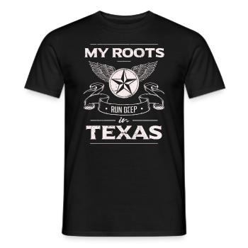 Lone Star State | Fier Texas - T-shirt homme - noir - Devant - AI Model Male 178 light (178cm)