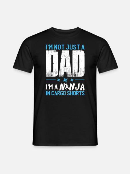 Funny Dad Saying - Men's T-Shirt - black