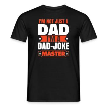 Je suis un maître de blagues de père - T-shirt homme - noir - Devant - AI Model Male 178 light (178cm)