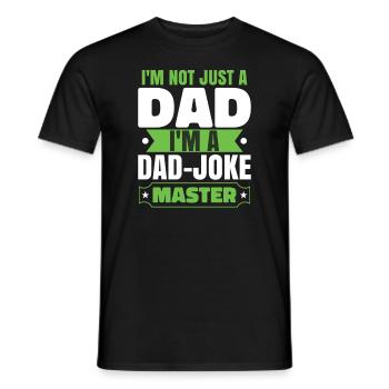 Papa Maître Blague - T-shirt homme - noir - Devant - AI Model Male 178 light (178cm)