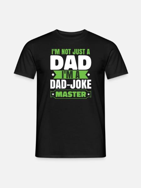 Dad Joke Master - Men's T-Shirt - black