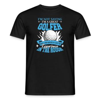 I'm A Great Golfer - Men's T-Shirt - black - Front - AI Model Male 178 light (178cm)