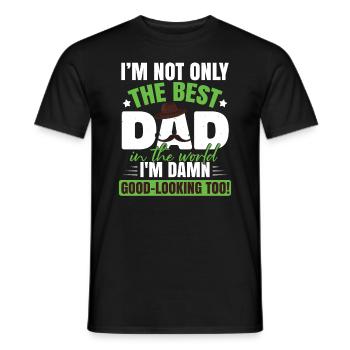 Je ne suis pas seulement le meilleur père du monde - T-shirt homme - noir - Devant - AI Model Male 178 light (178cm)