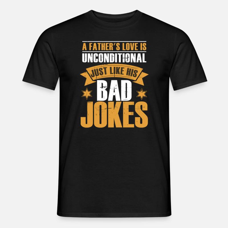 Die Liebe eines Vaters - Männer T-Shirt - Schwarz