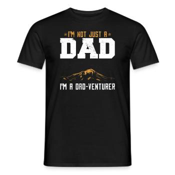 I'm A Dad Funny Dad Joke Pun Lover - Men's T-Shirt - black - Front - AI Model Male 178 light (178cm)