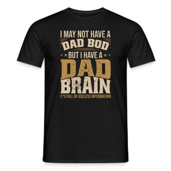 Lustiger Papa Bod Vatertag Papa - Männer T-Shirt - Schwarz - Vorne - AI Model Male 178 light (178cm)