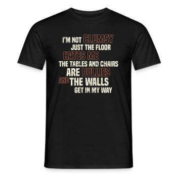 Drôle de sarcasme maladroit Blague ironique - T-shirt homme - noir - Devant - AI Model Male 178 light (178cm)