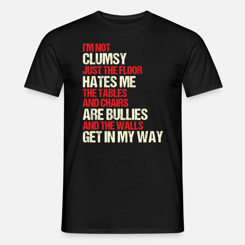 Retro Tollpatschiger Geschenksarkasmus - Männer T-Shirt - Schwarz
