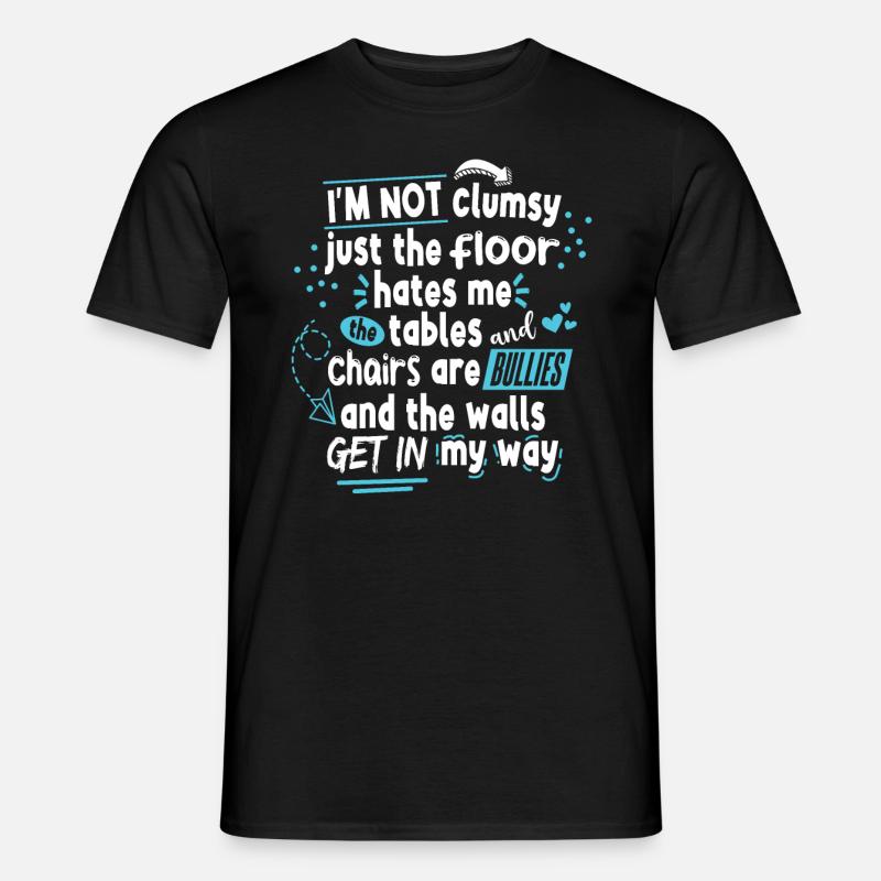 Sarkastisch, unbeholfen, ironisch - Männer T-Shirt - Schwarz