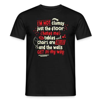 Des gens maladroits qui disent - T-shirt homme - noir - Devant - AI Model Male 178 light (178cm)
