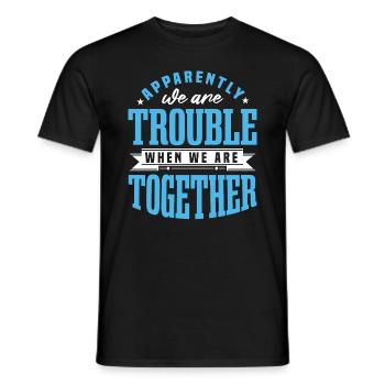 Funny Girls Trip - Men's T-Shirt - black - Front - AI Model Male 178 light (178cm)