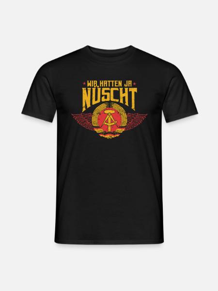 DDR Sprüche Lustig - Männer T-Shirt - Schwarz
