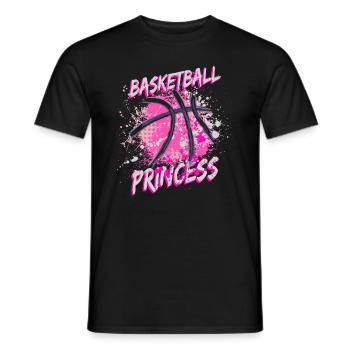 Basketball Princess - Men's T-Shirt - black - Front - AI Model Male 178 light (178cm)