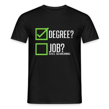 Abschluss-Witz-Meisterklasse von 2023 - Männer T-Shirt - Schwarz - Vorne - AI Model Male 178 light (178cm)
