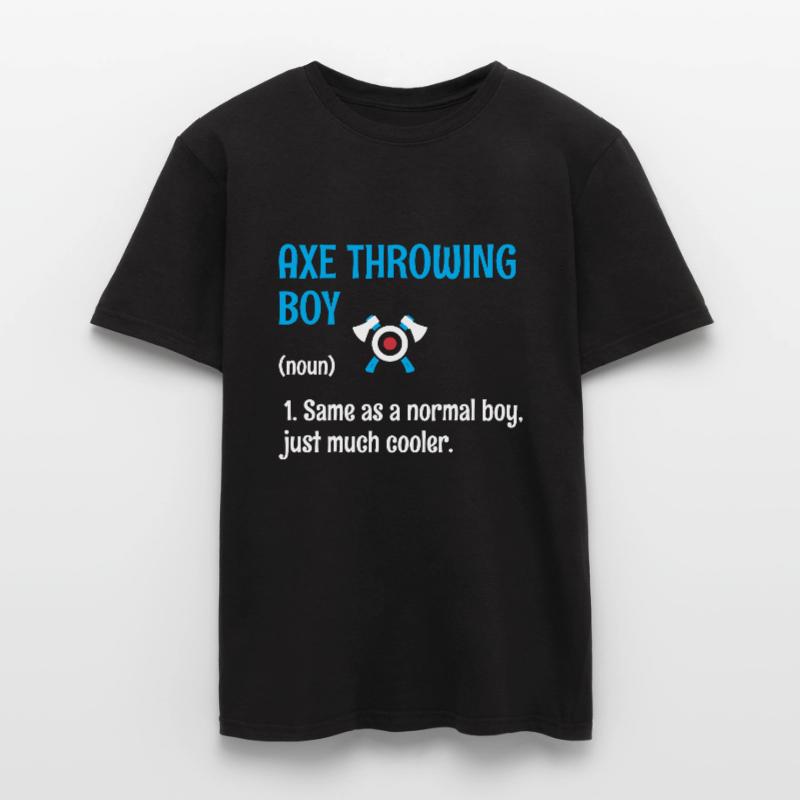 Lancer de hache garçon définition cible lanceur de hachette T-shirt homme