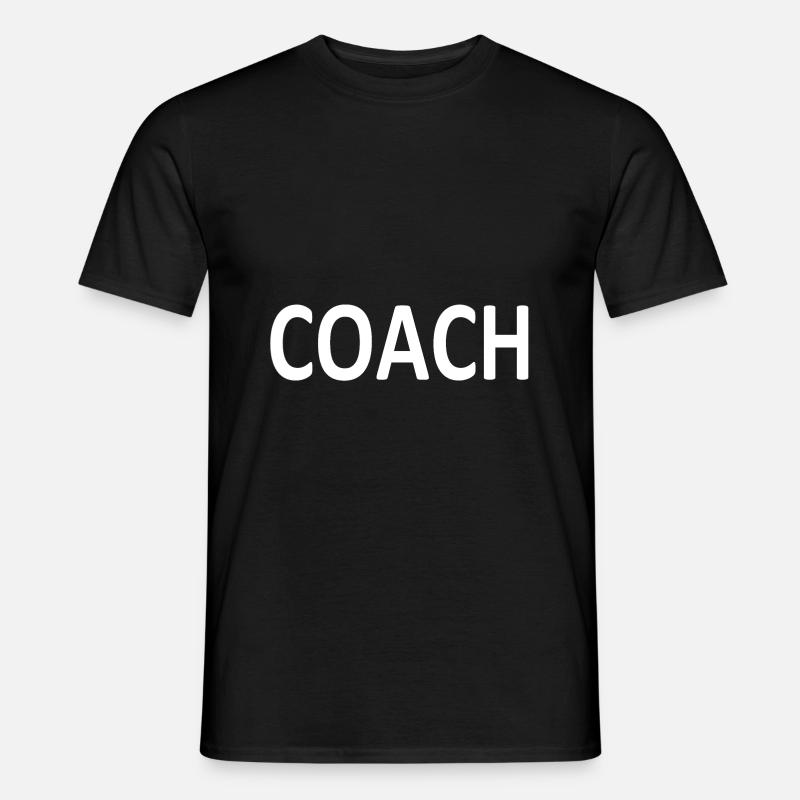 coach - Männer T-Shirt - Schwarz