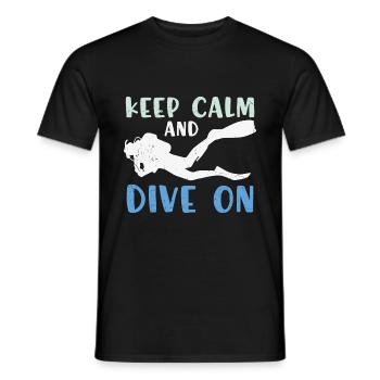 Tauchen Taucher Scuba Diving - Männer T-Shirt - Schwarz - Vorne - AI Model Male 178 light (178cm)