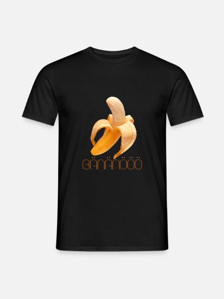 Banane - Männer T-Shirt - Schwarz