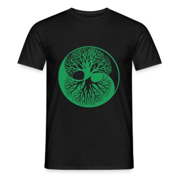 arbre de la vie - T-shirt homme - noir - Devant - AI Model Male 178 light (178cm)