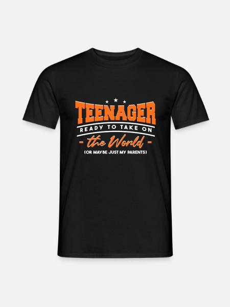 Adolescent officiel - Mænd T-shirt - sort