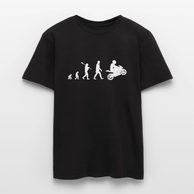 Machine de course Moto Evolution couleur sélectionnable T-shirt homme
