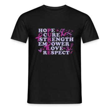 Epilepsy Awareness Month - Men's T-Shirt - black - Front - AI Model Male 178 light (178cm)