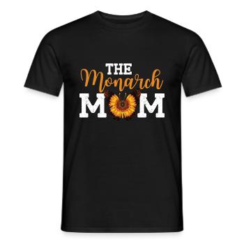 La maman monarque - T-shirt homme - noir - Devant - AI Model Male 178 light (178cm)
