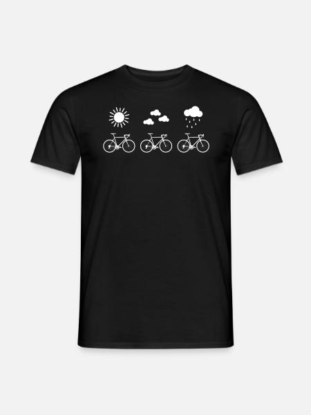 Bike MTB Road Bike toujours et par tous les temps - T-shirt homme - noir