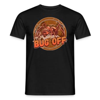 Bug Off Pest Control Exterminator Design for a - Men's T-Shirt - black - Front - AI Model Male 178 light (178cm)
