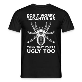 Tarentule Pet | Cadeaux d’araignée tarentule - T-shirt homme - noir - Devant - AI Model Male 178 light (178cm)