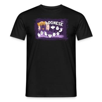 Halloween Boolognese T-Shirt - T-shirt homme - noir - Devant - AI Model Male 178 light (178cm)