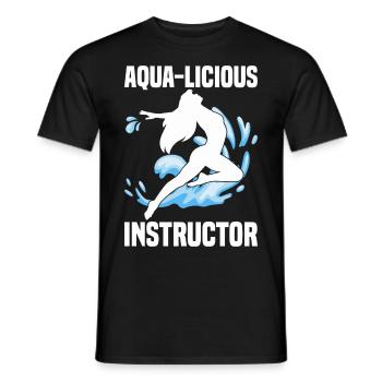 Wassergymnastik Geschenke | Water Aerobics Sport - Männer T-Shirt - Schwarz - Vorne - AI Model Male 178 light (178cm)