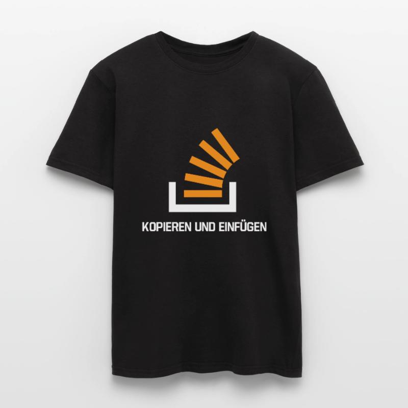 Copy And Paste Programmer Developer Coder Nerd Männer T-Shirt
