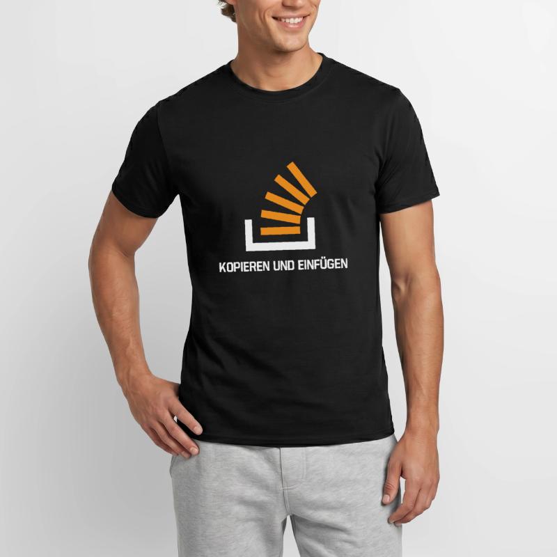 Copy And Paste Programmer Developer Coder Nerd Männer T-Shirt