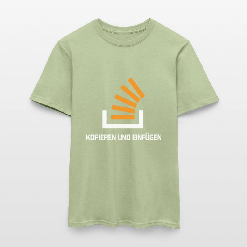 Copy And Paste Programmer Developer Coder Nerd Männer T-Shirt
