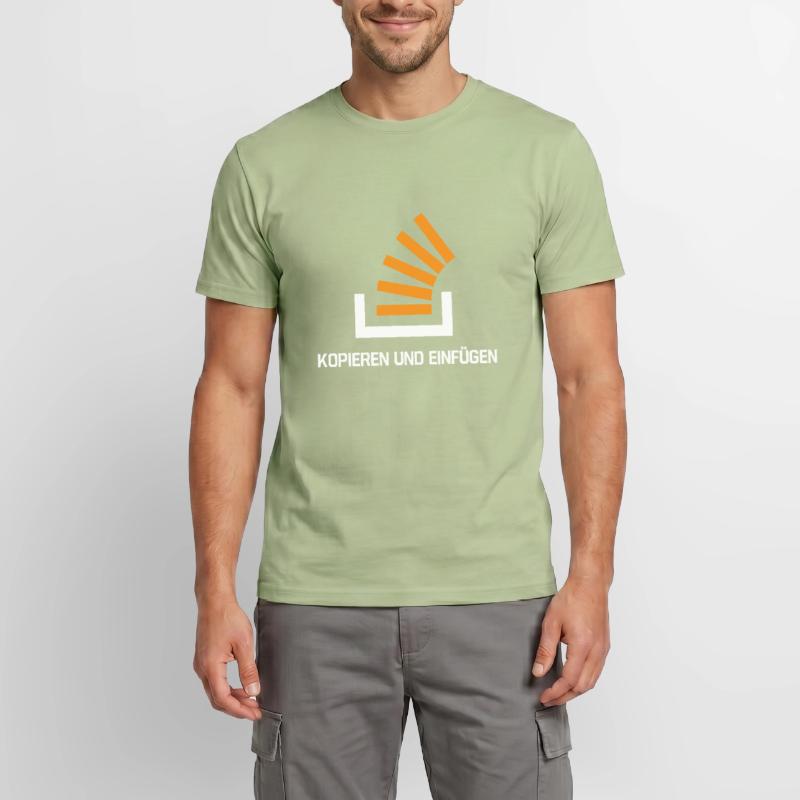 Copy And Paste Programmer Developer Coder Nerd Männer T-Shirt