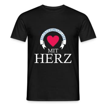 Heilerziehungspflege Heilerziehungspflegerin hep - Männer T-Shirt - Schwarz - Vorne - AI Model Male 178 light (178cm)