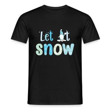 Noël Noël Gnomies - T-shirt homme - noir - Devant - AI Model Male 178 light (178cm)