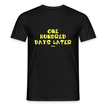 Hundert Tage später 100. Schultag Lehrer - Männer T-Shirt - Schwarz - Vorne - AI Model Male 178 light (178cm)
