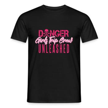 Girls Trip Crew entfesselt - Männer T-Shirt - Schwarz - Vorne - AI Model Male 178 light (178cm)