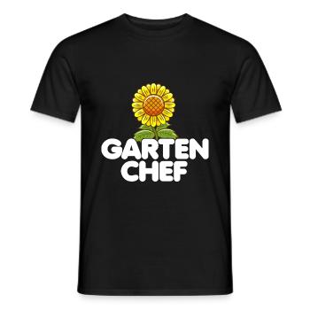 Gärtnern Garten Chef Sonnenblume Gartenarbeit Gärt - Männer T-Shirt - Schwarz - Vorne - AI Model Male 178 light (178cm)