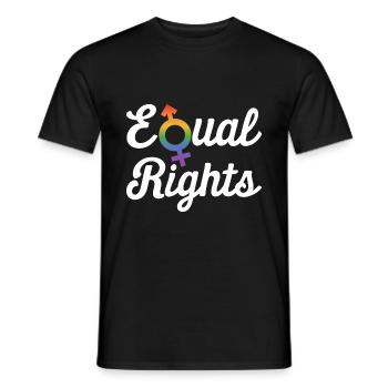 Equal Rights For Others Does Not Mean Less Rights - Männer T-Shirt - Schwarz - Vorne - AI Model Male 178 light (178cm)