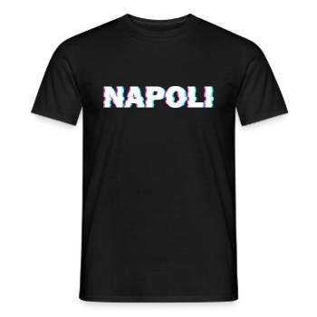 Napoli Napoli Italy Italia - Men's T-Shirt - black - Front - AI Model Male 178 light (178cm)