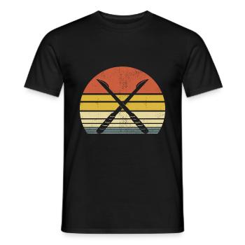 Retro Surgeon Surgery Surgical Doctor Surgeons - Men's T-Shirt - black - Front - AI Model Male 178 light (178cm)